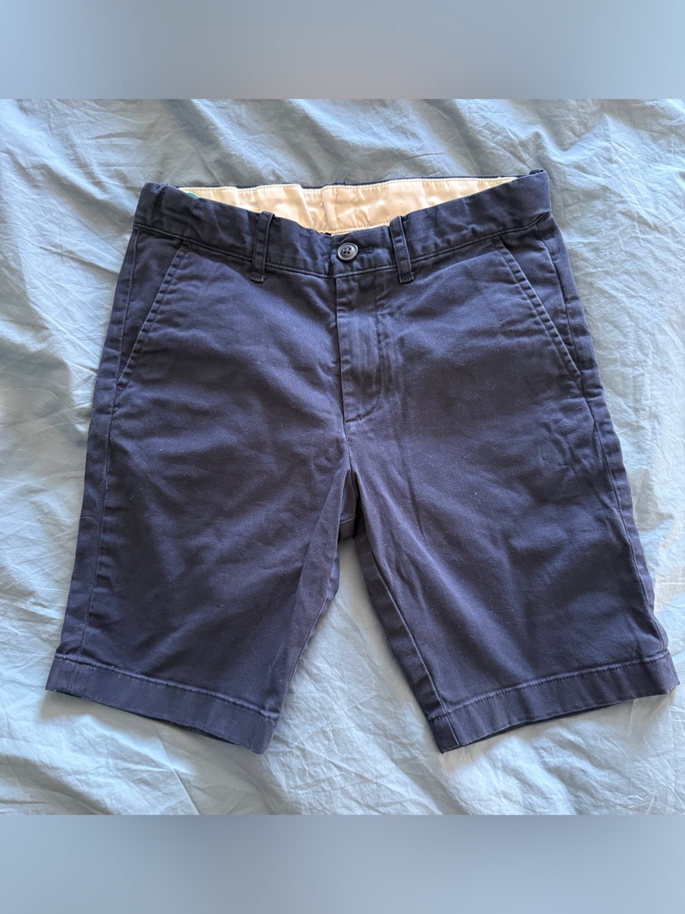 Crewcuts Boys Navy Cotton Chino Shorts